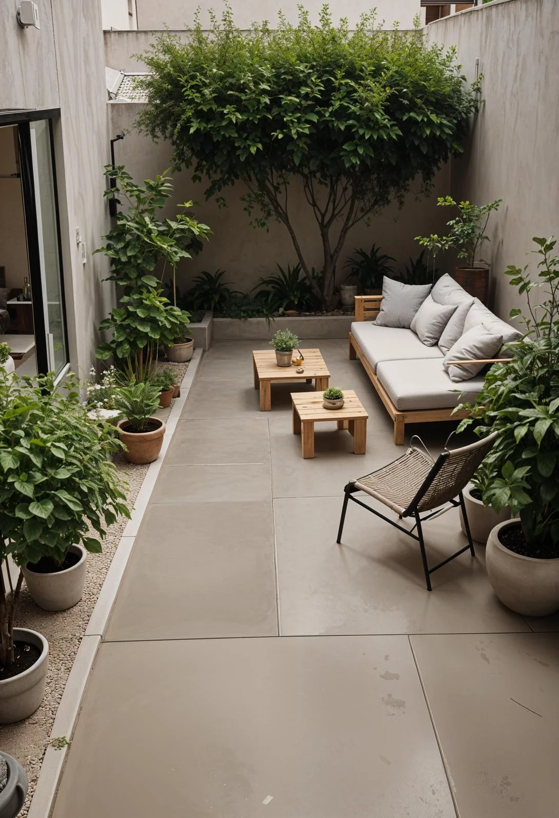 8. Sleek Minimalist Garden Design-1