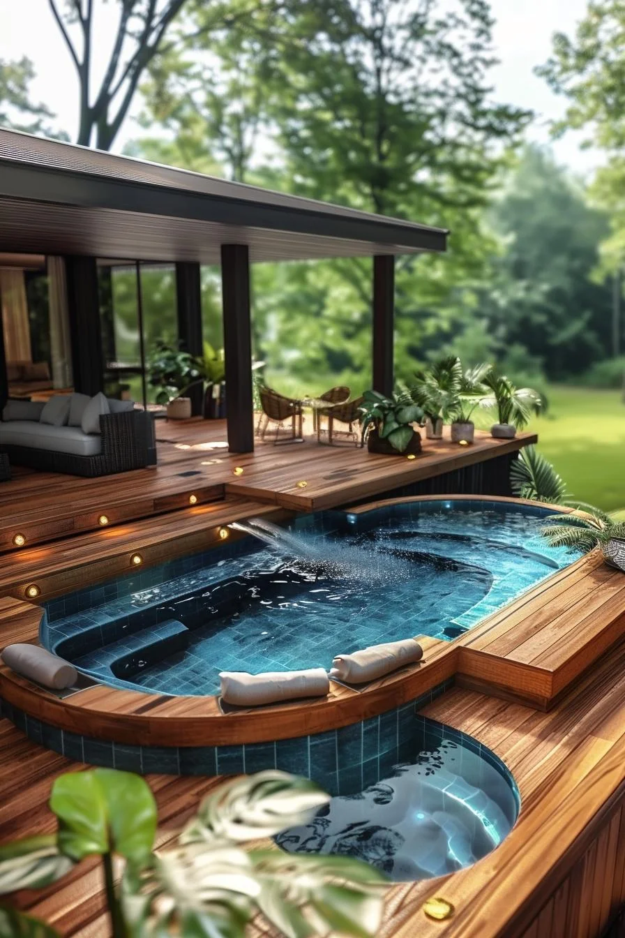 4. Sleek Minimalist Pool Retreat Ideas-1