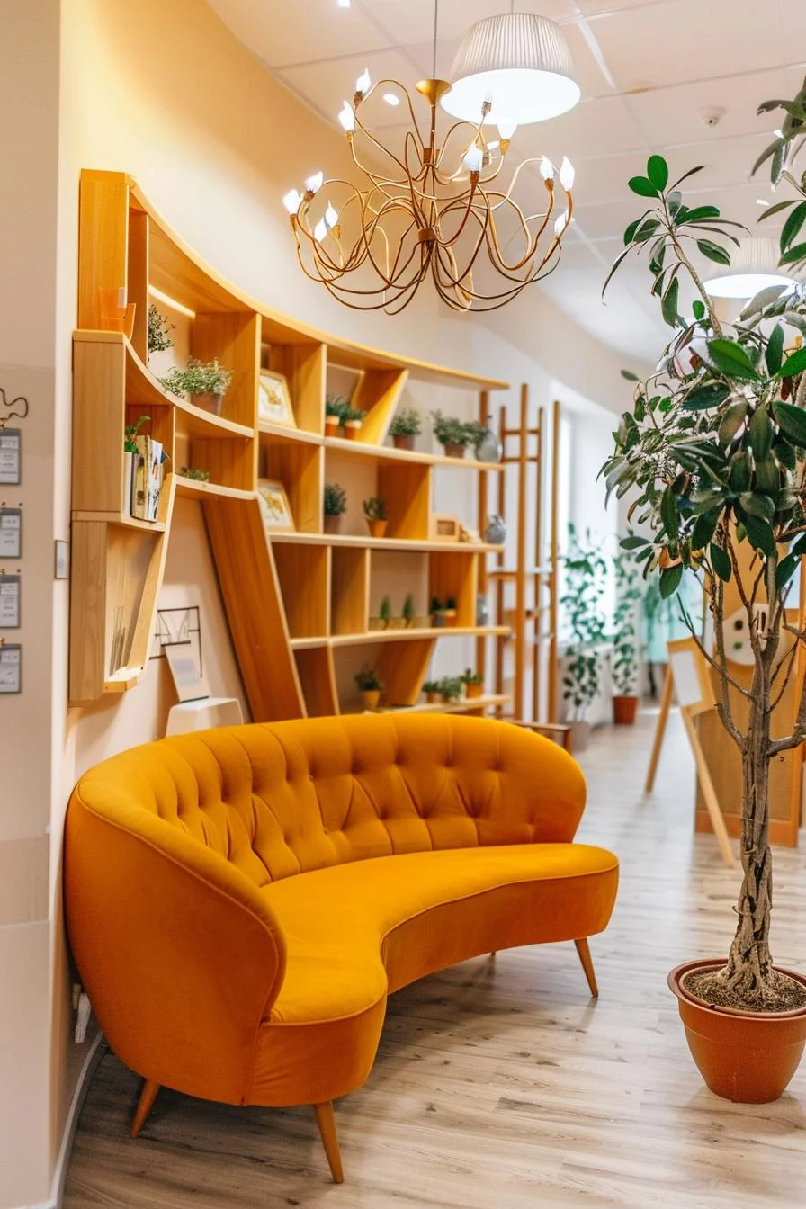 5. Stylish Mid Century Living Arrangement-0