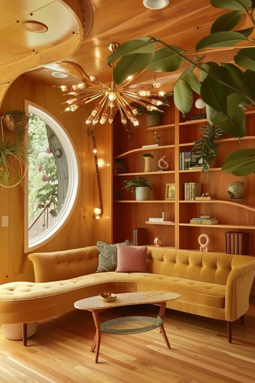 5. Stylish Mid Century Living Arrangement-1