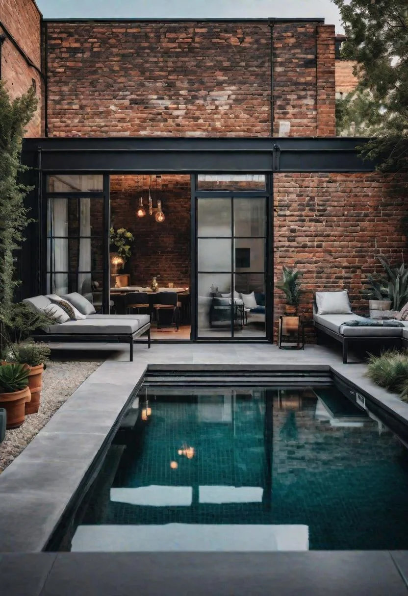21 Stunning Small Pool Design Ideas for Tiny backyards 82 14. Urban Oasis Pool Design-1