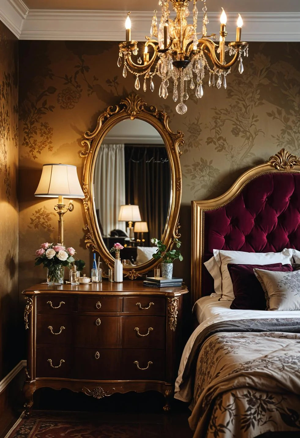 2. Vintage Glamour for Teen Bedrooms-1