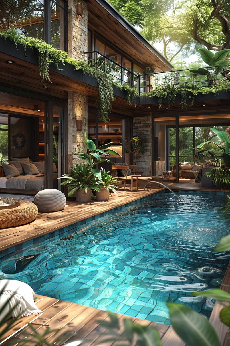 5. Vintage Wood-Grain Pool Designs-2