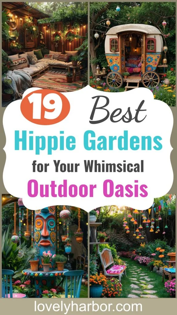 19 Best Hippie Gardens For Your Whimsical Outdoor Oasis