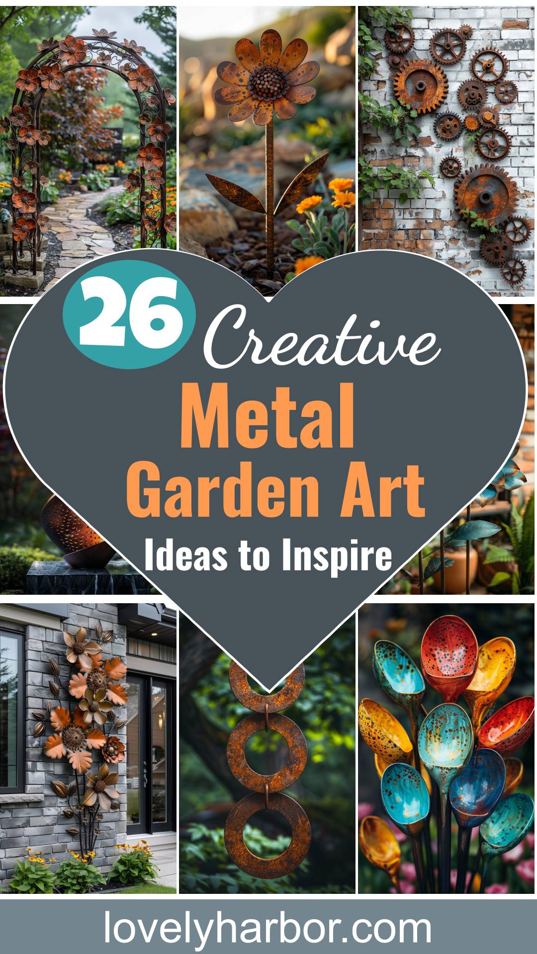 26 Easy Metal Garden Art Ideas To Inspire - Lovely Harbor