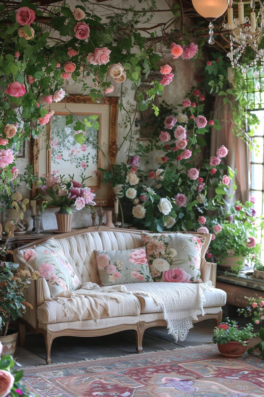 10. Charming Cottagecore Living Room Inspiration-0