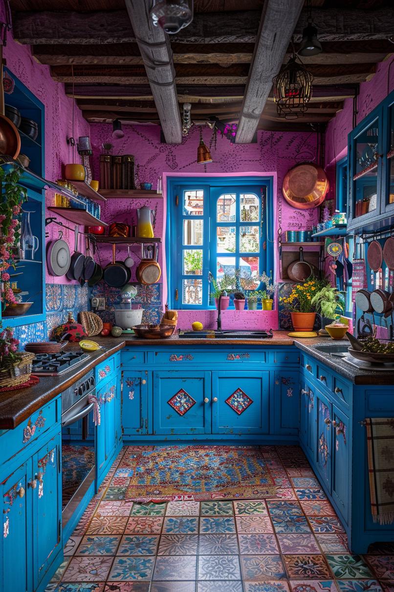 8. Eclectic Bohemian Kitchen Inspiration-1