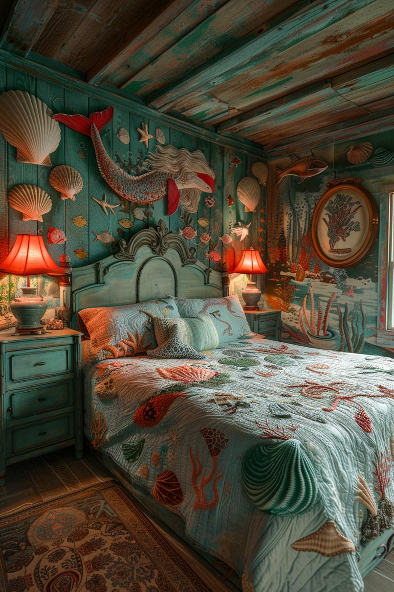 9. Enchanting Mermaid Lagoon Bedroom Inspiration-1