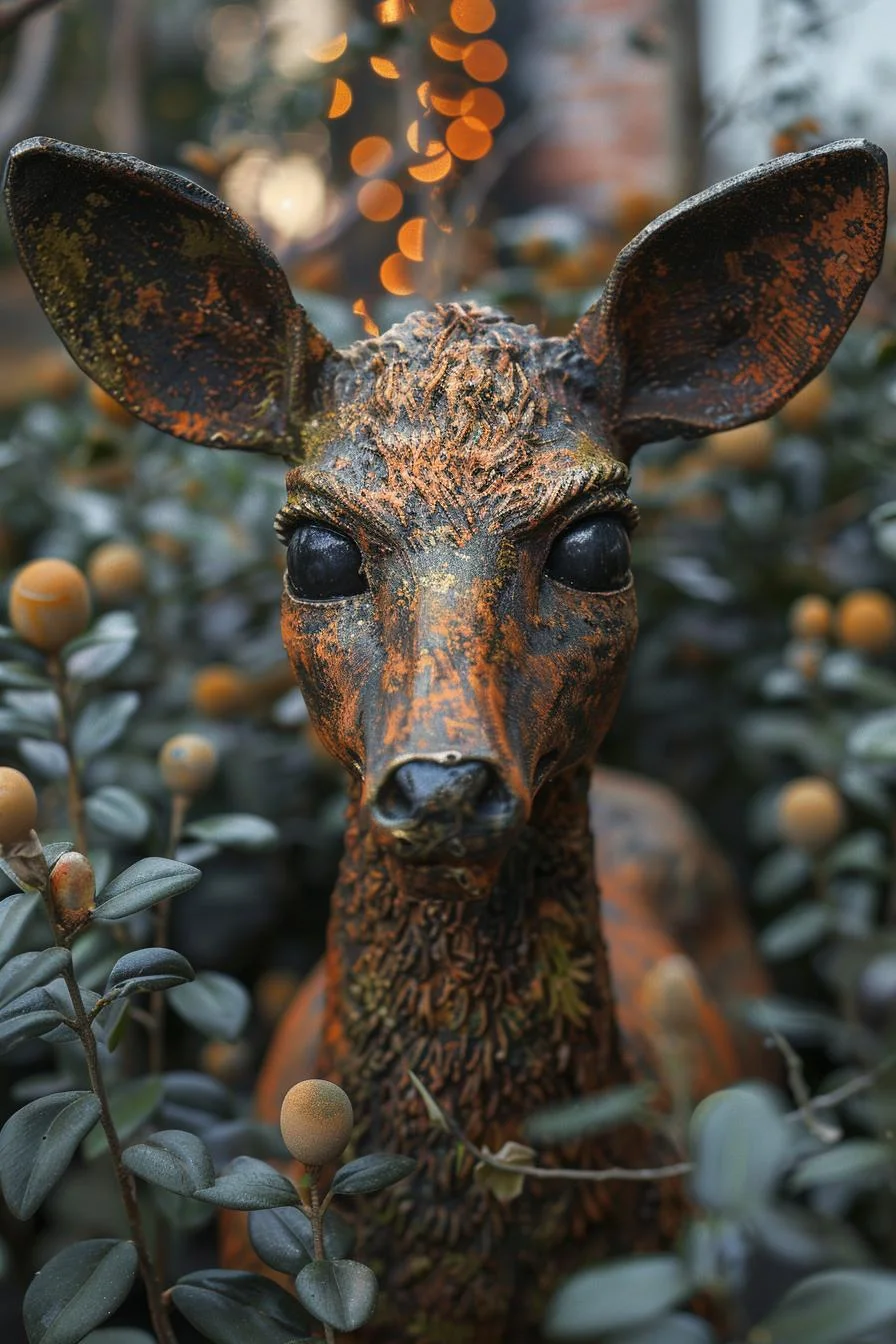 11. Metal Deer Garden Art Inspiration-0