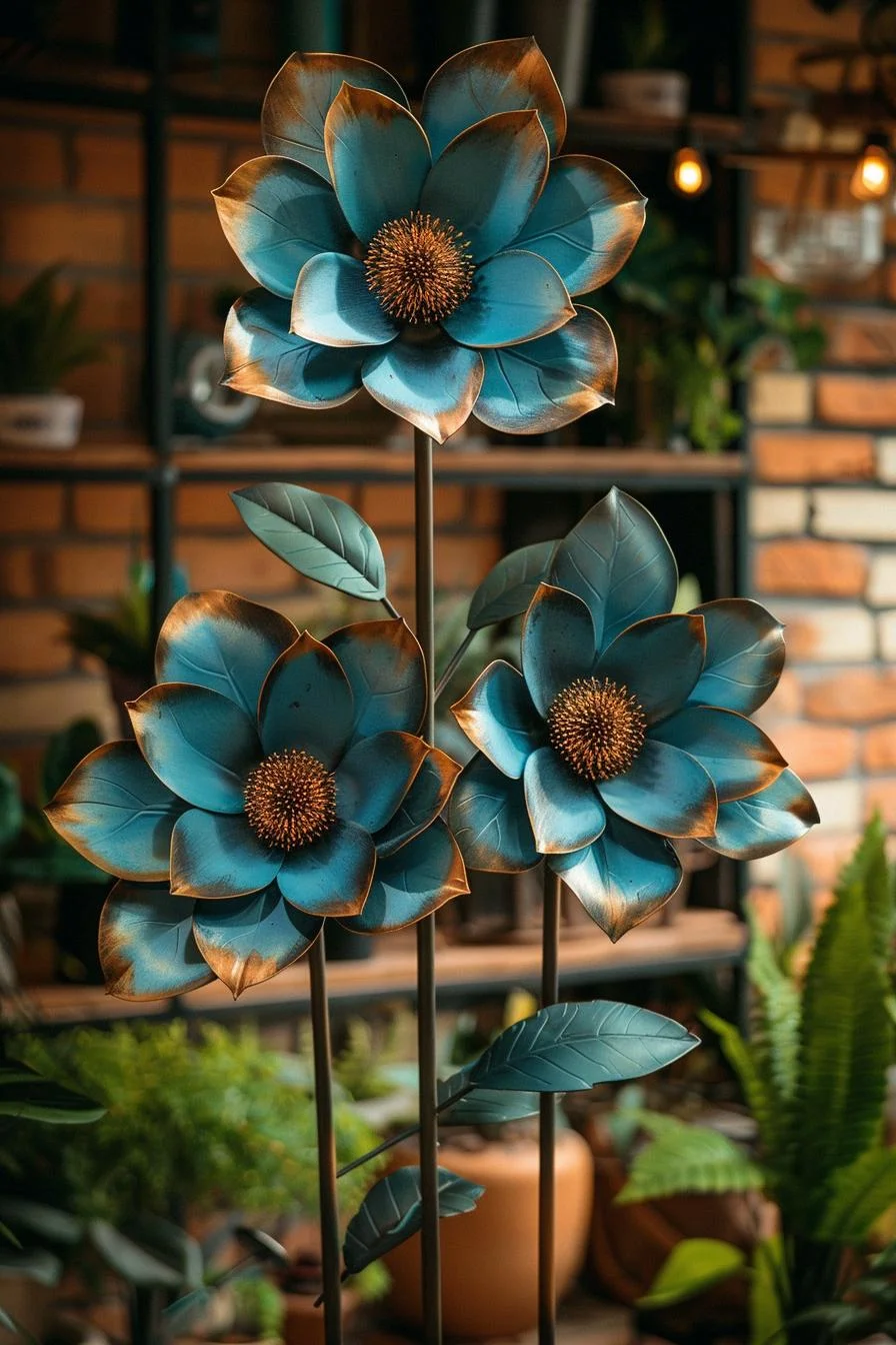 6. Metal Flower Wall Art Ideas-0