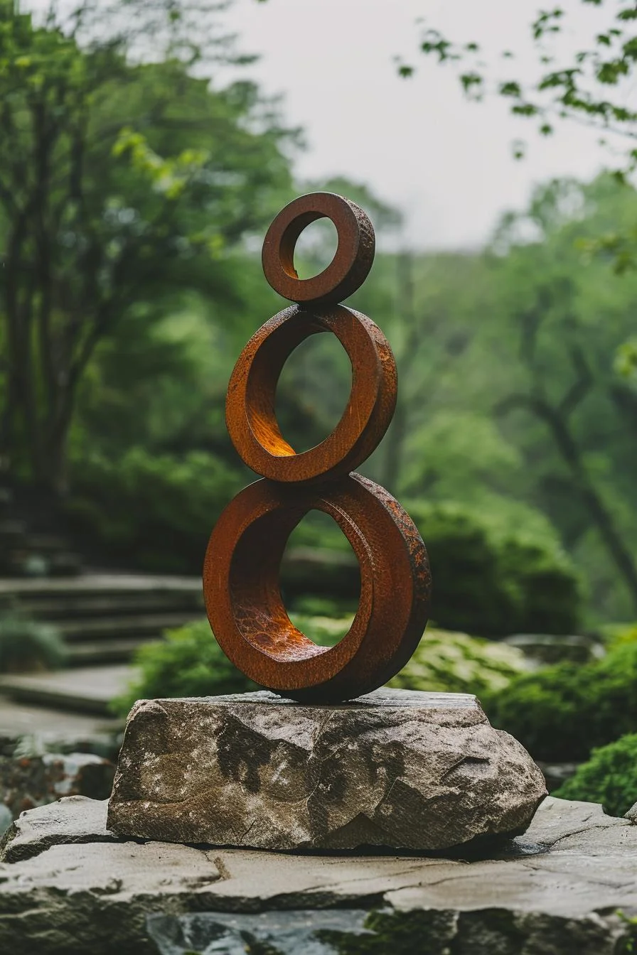 1. Metal Ring Sculpture Ideas-2