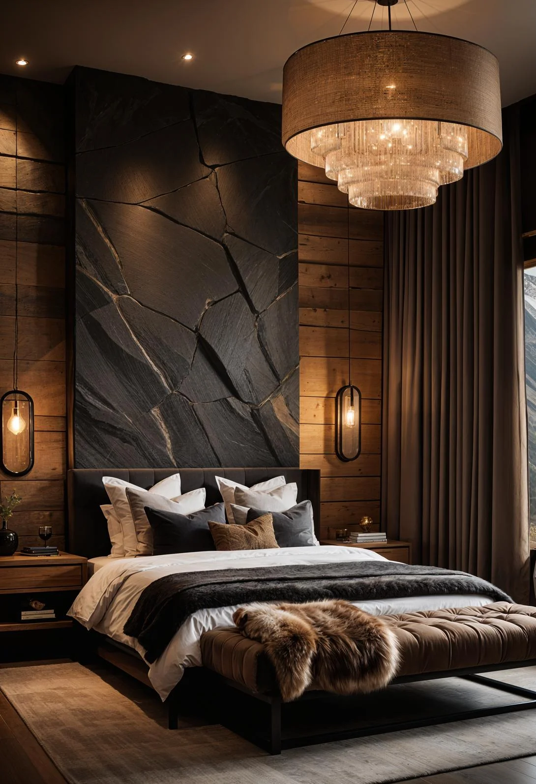 19. Rustic-Chic Mountain Bedroom Retreat-2