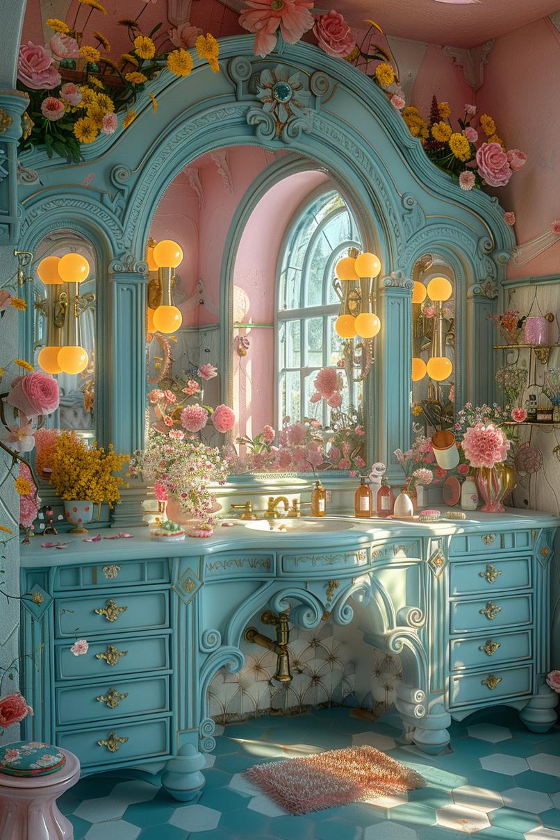 7. Whimsical Wonderland-Inspired Bathroom Decor-0