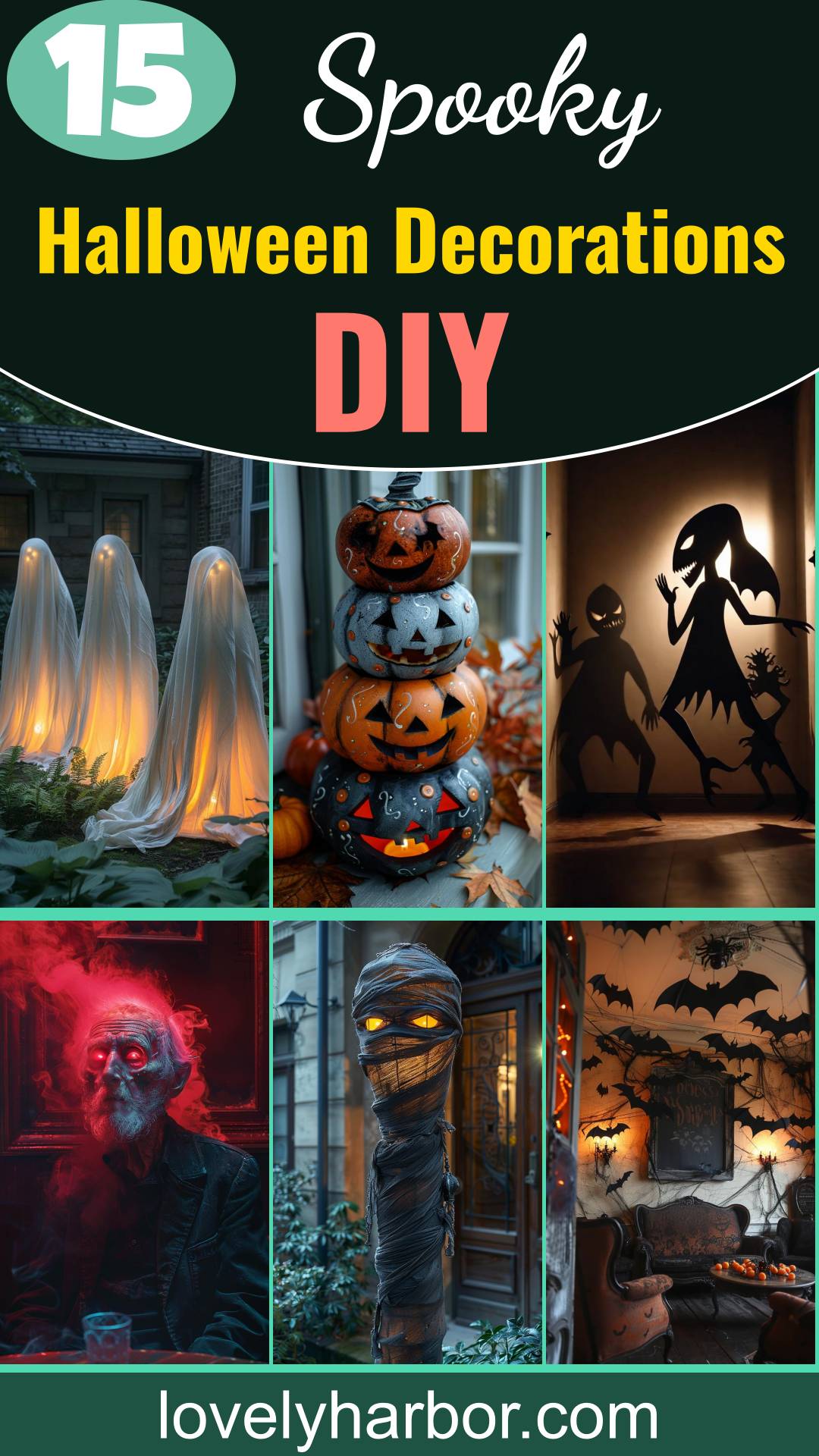 15 Spooky DIY Halloween Decorations You Must See - Lovely Harbor
