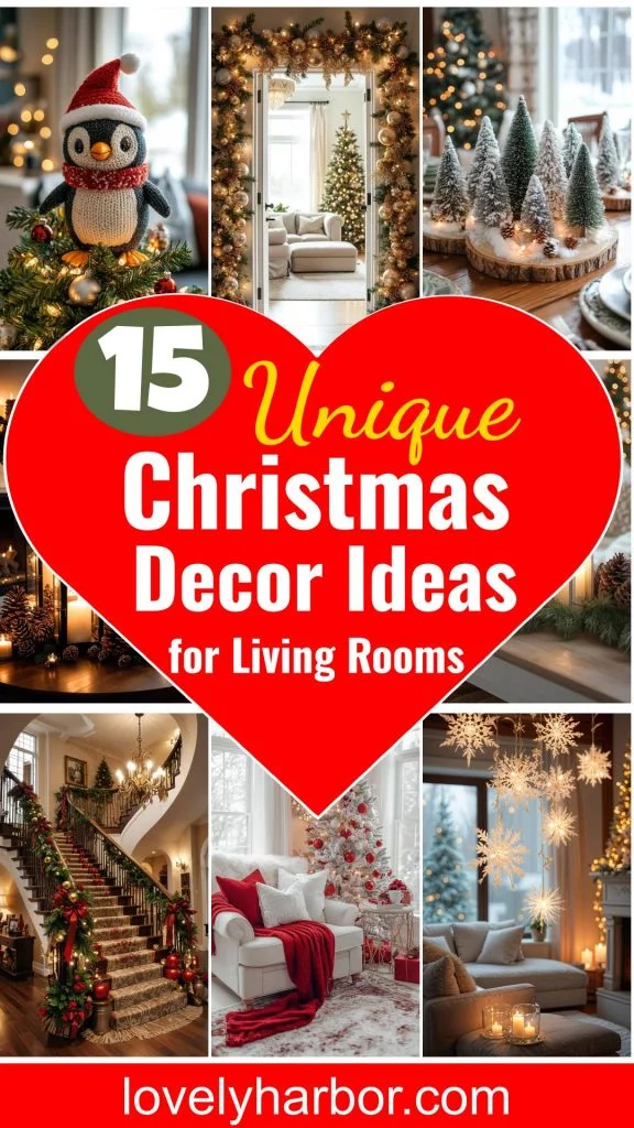 15 Unique Christmas Decor Ideas for Your Living Room 1 15 Unique Christmas Decor Ideas For Your Living Room