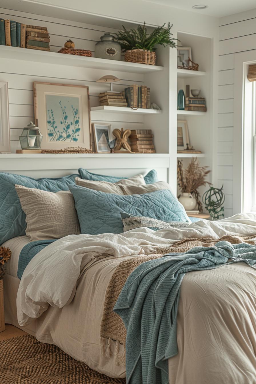 1. Bedroom Storage Solutions: Bedside Shelving-1