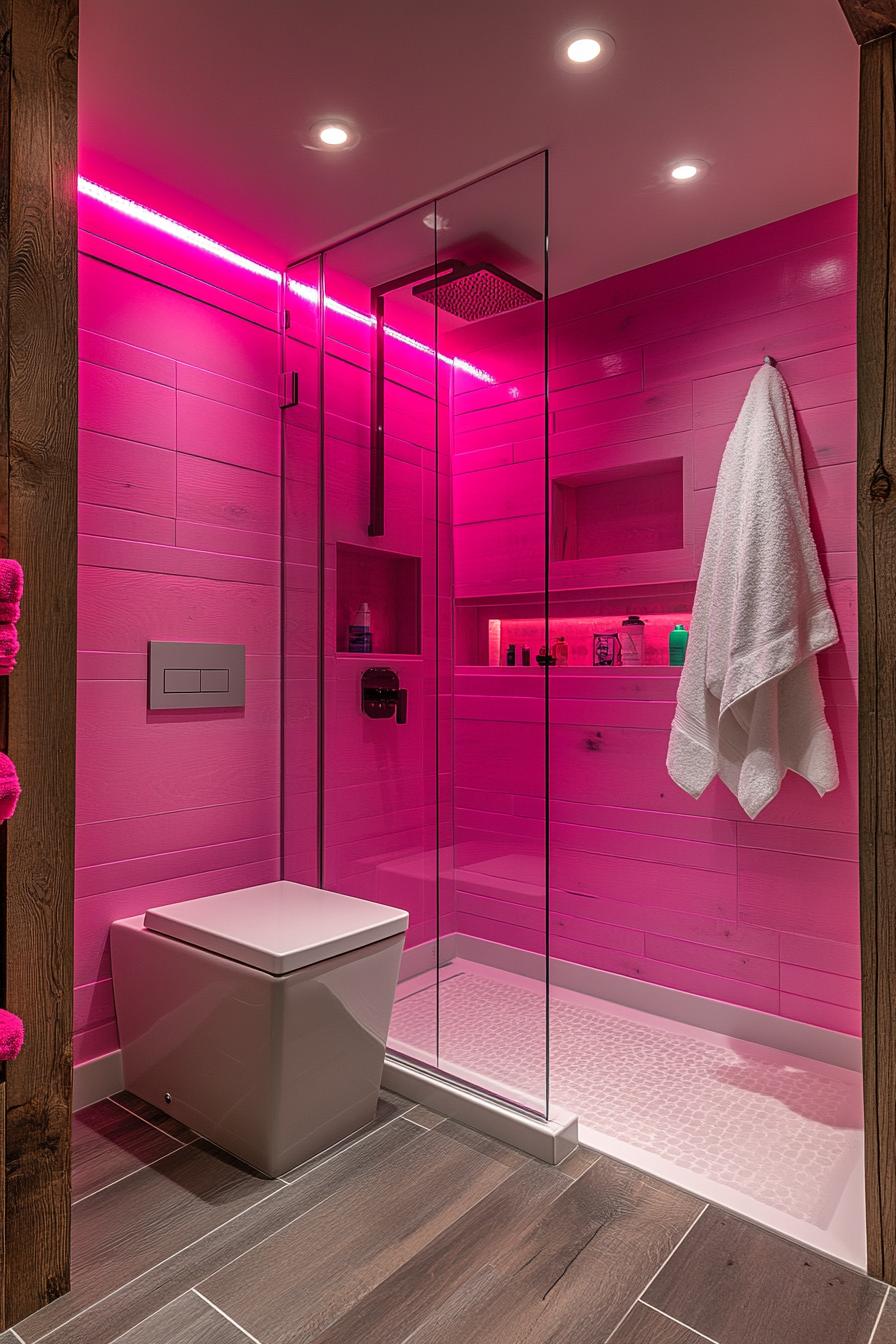 7. Color-Changing LED Lighting for Small Bathrooms-1