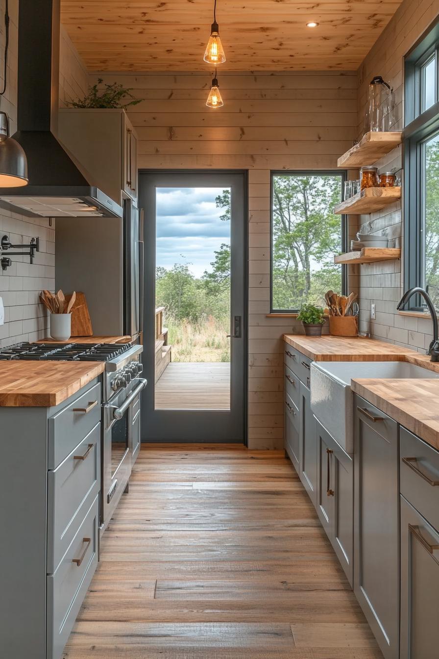 18. Cozy Butcher Block Countertops for Apartments-3