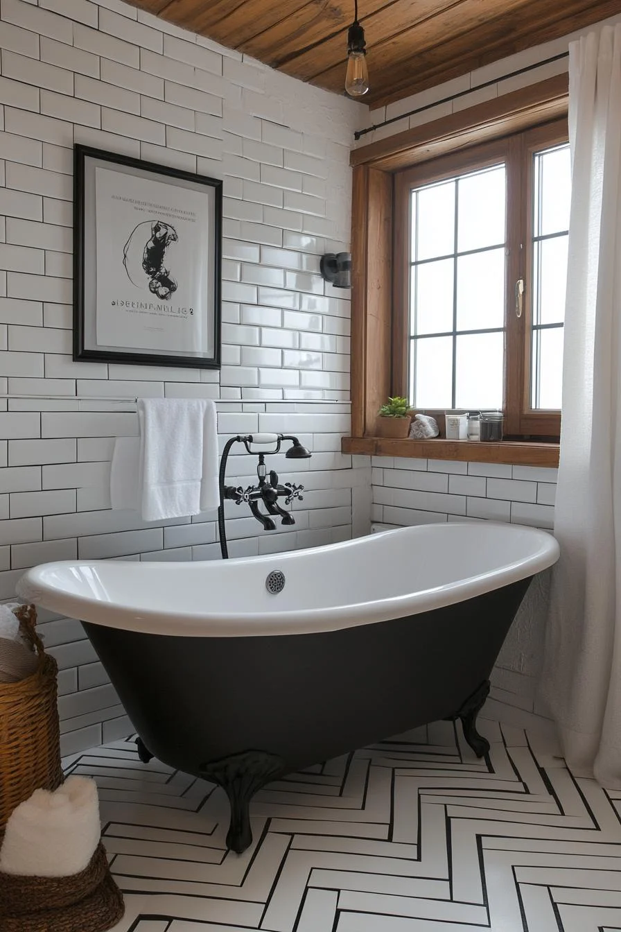 2. Creative Tile Designs for Small Bathrooms-1