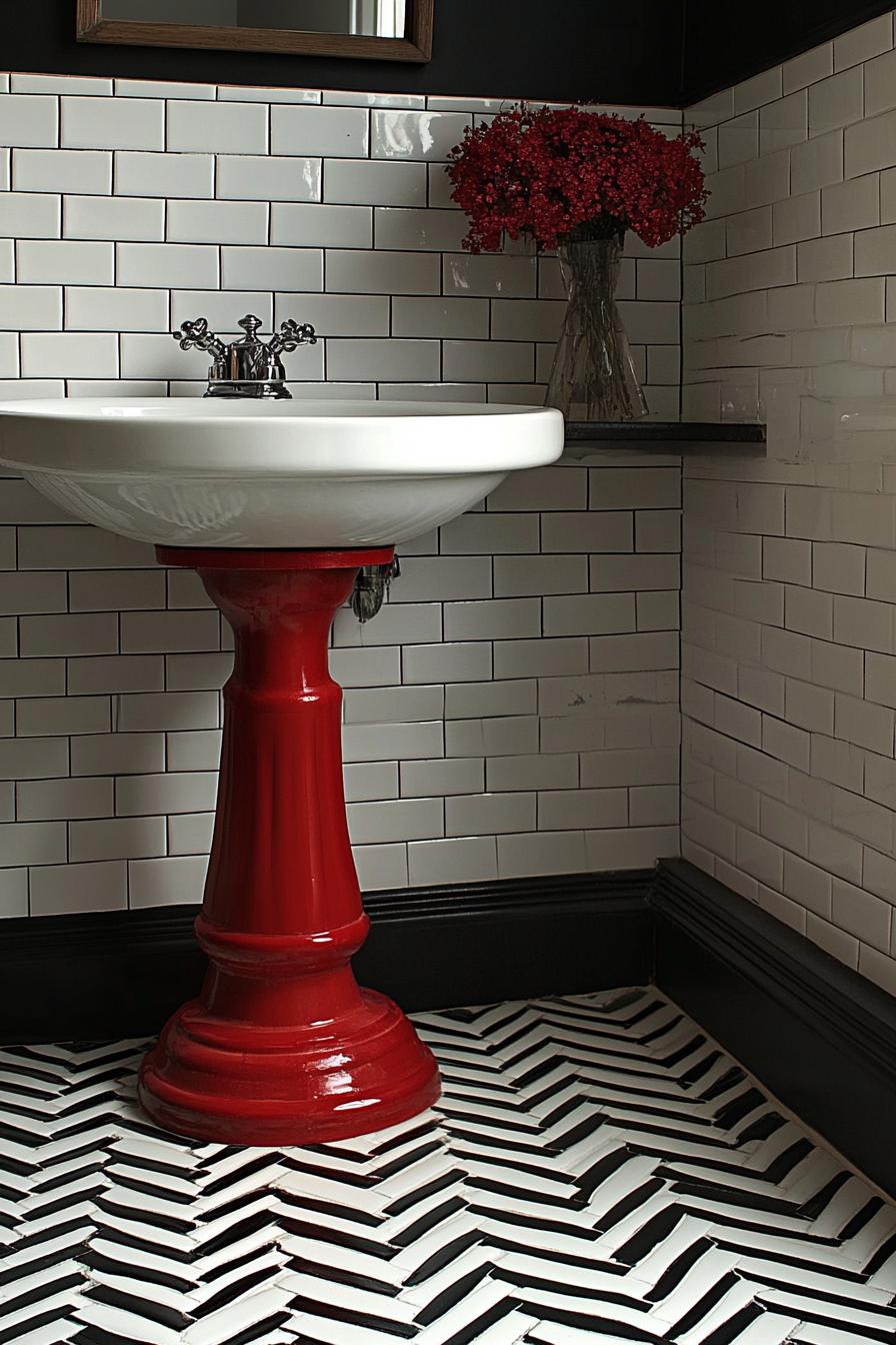 2. Creative Tile Designs for Small Bathrooms-3