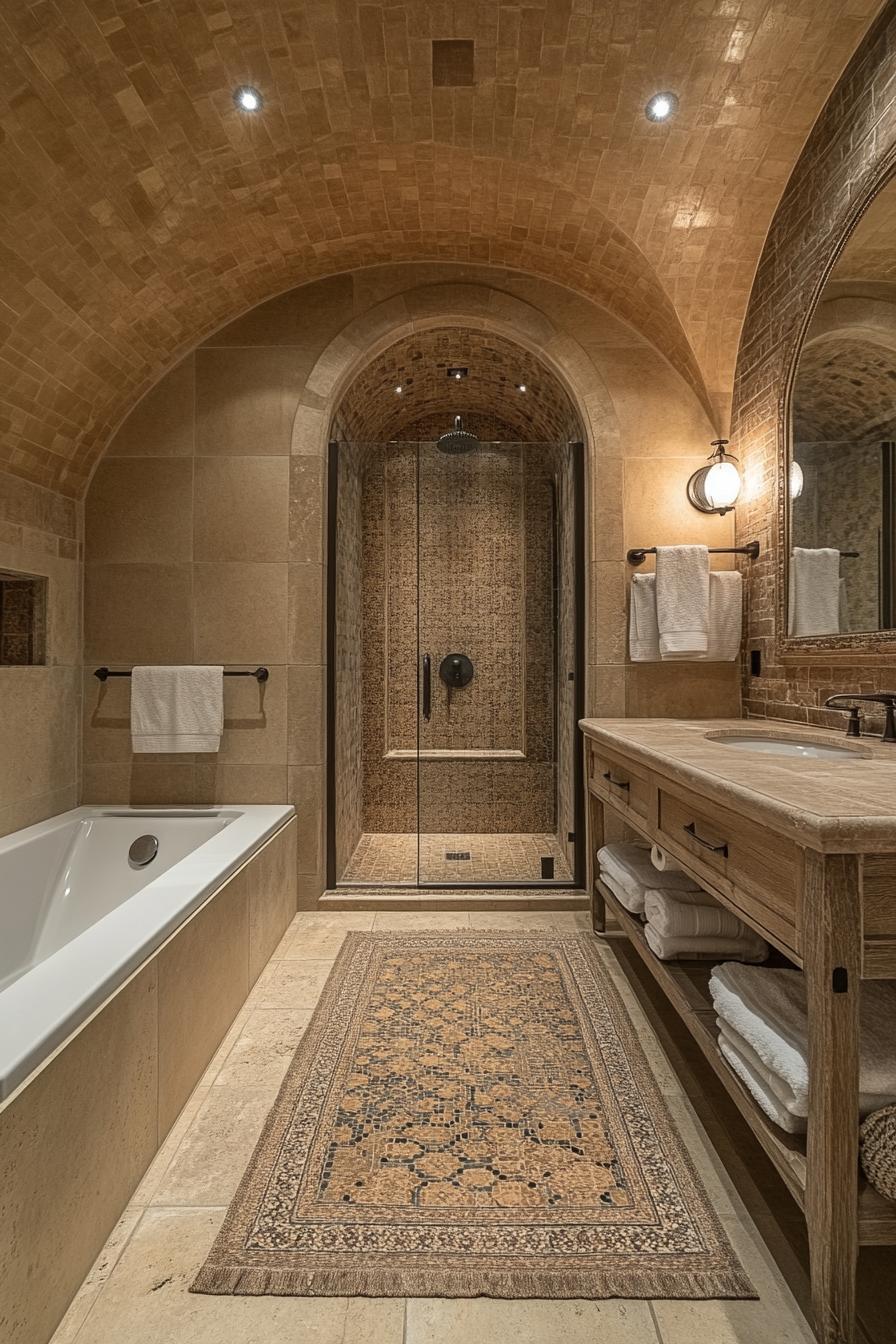 1. Curved Archways in Bathroom Design-0