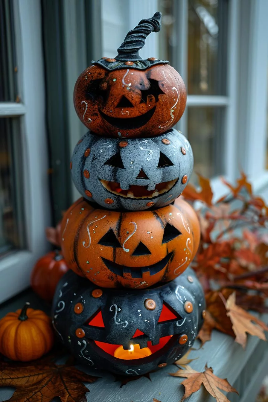 12. Diverse Pumpkin Topiary Ideas-0