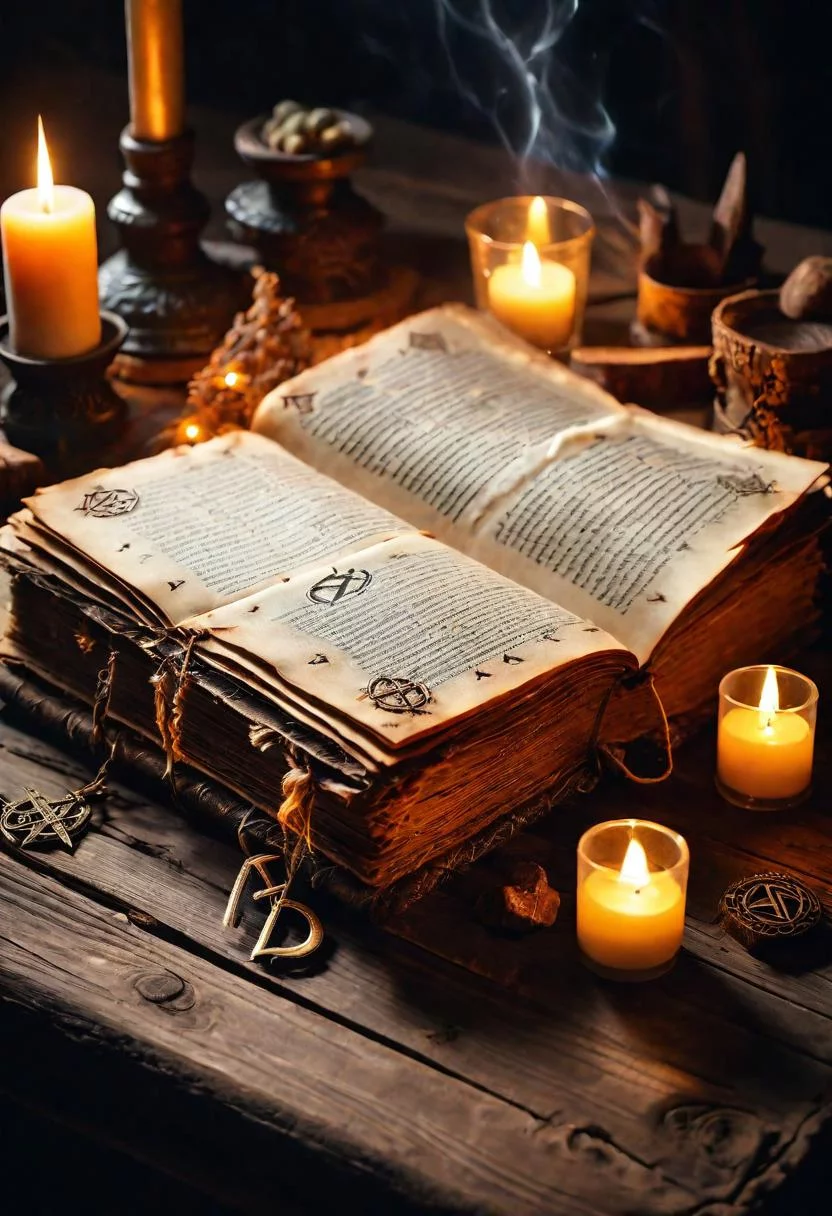 8. Enchanted LED Spell Book Decor-0