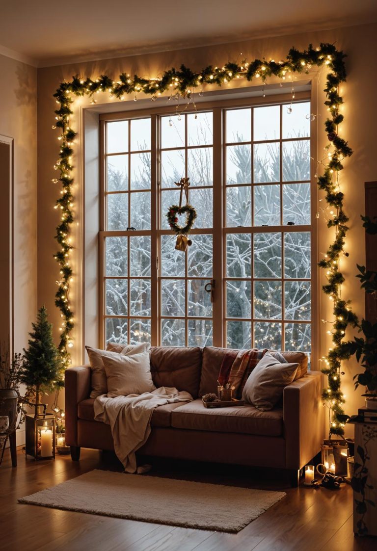 15 Unique Christmas Decor Ideas For Your Living Room - Lovely Harbor