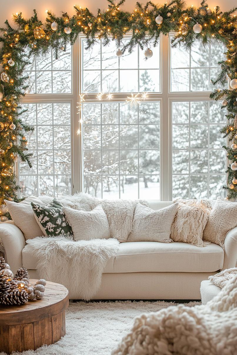 4. Enchanting Holiday Window Decor-1