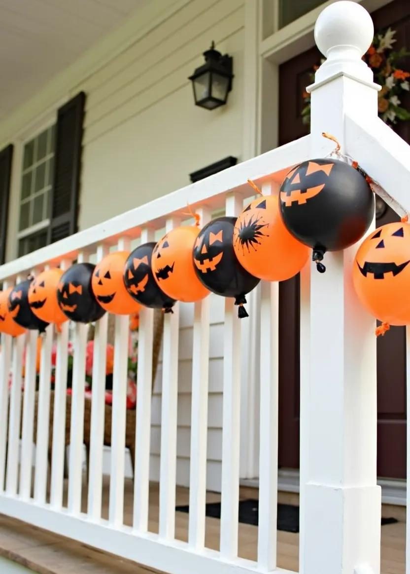 4. Festive Pumpkin Balloon Garlands-1