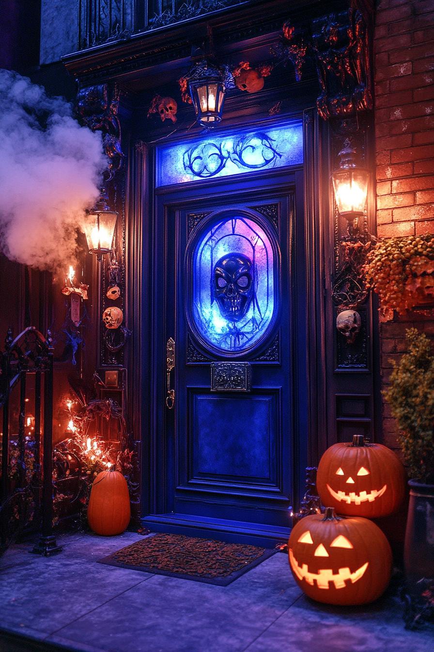 5. Gothic Halloween Door Decor Inspiration-1