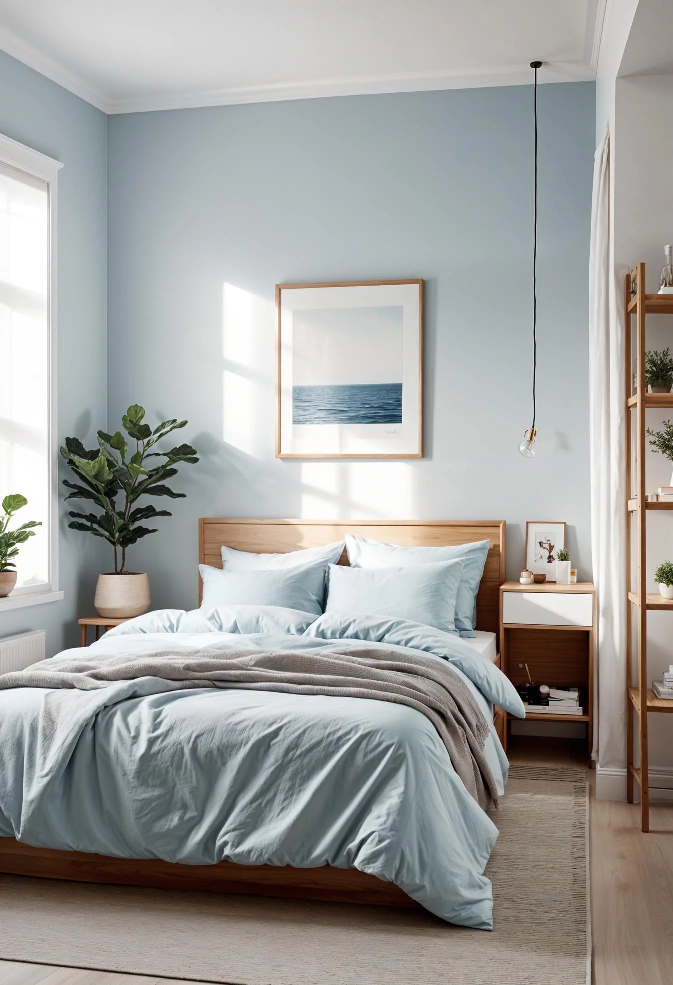15 Clever Tiny Bedroom Ideas You Must See 21 8. Light Bedroom Color Ideas-2