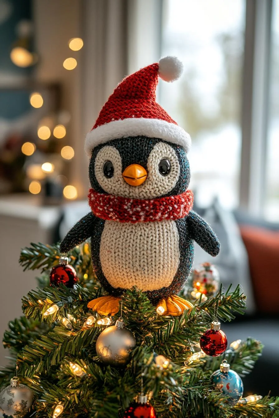 15 Unique Christmas Decor Ideas for Your Living Room 43 9. Penguin Wonderland in Your Home-1