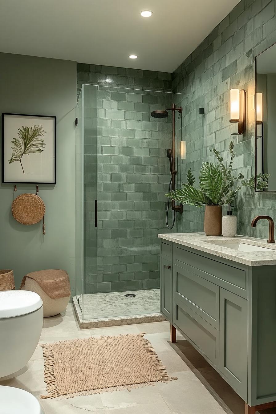 2. Sage Green Bathroom Design Trends-0