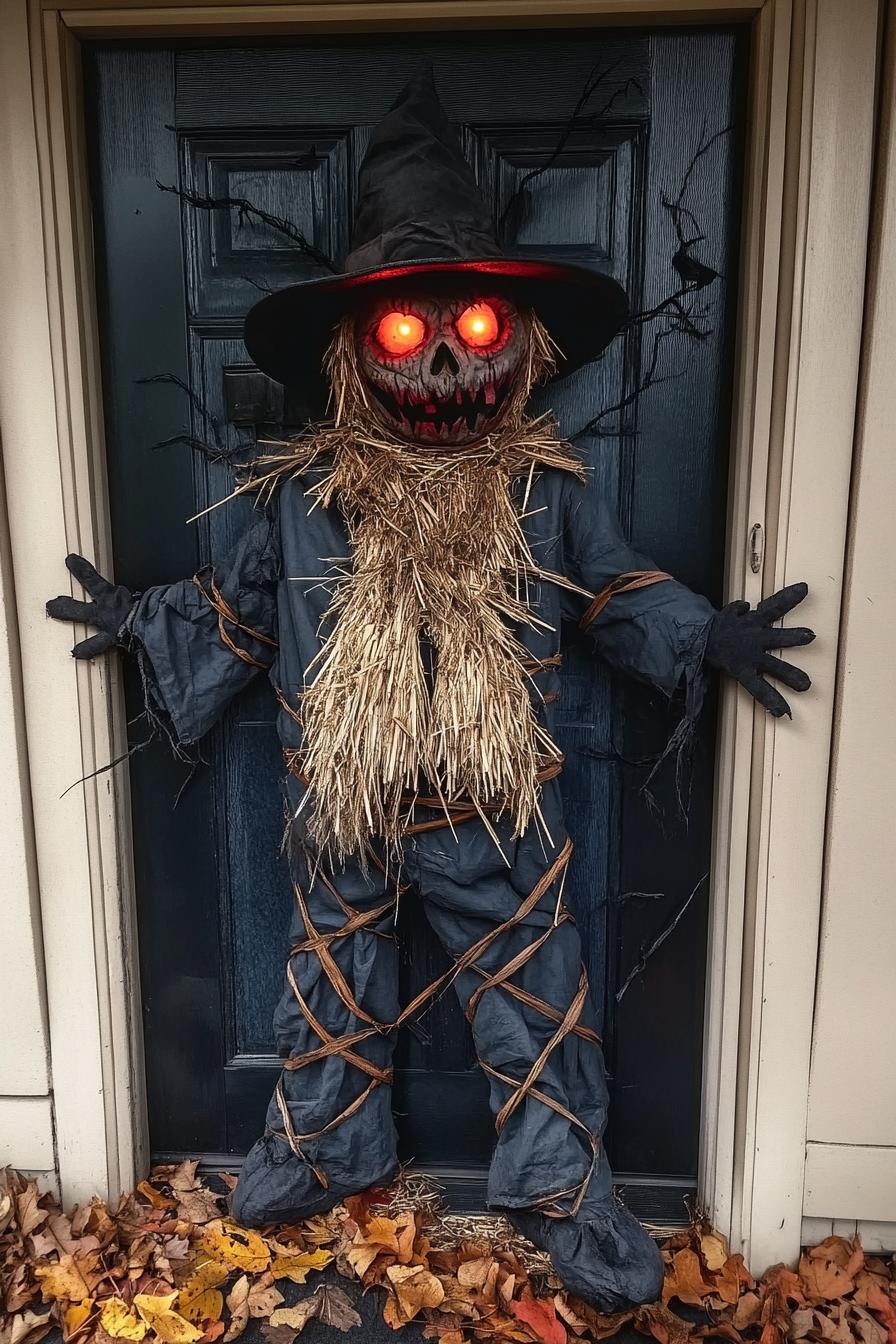 1. Scarecrow Guarding with Glowing Eyes-0