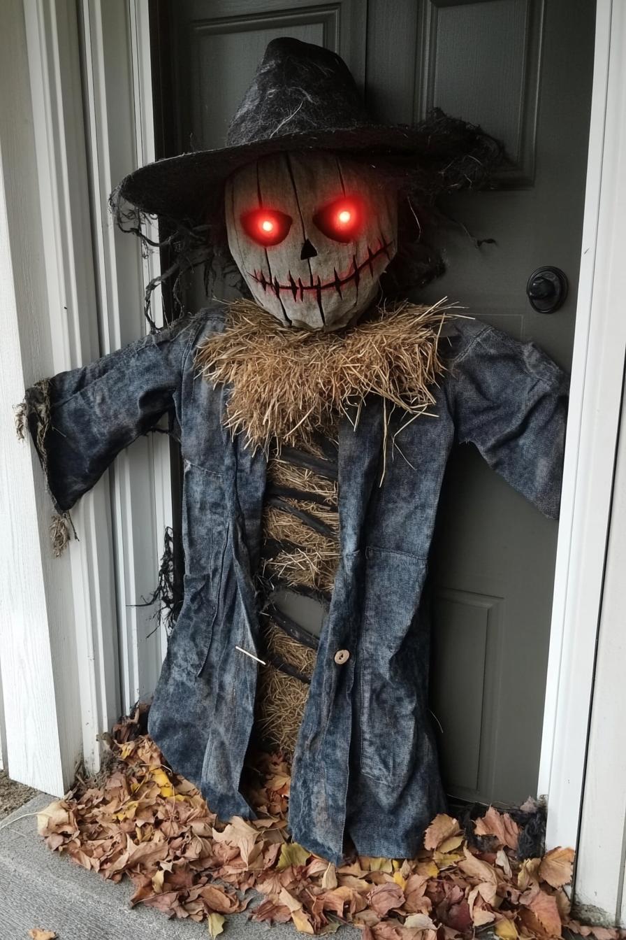 1. Scarecrow Guarding with Glowing Eyes-1