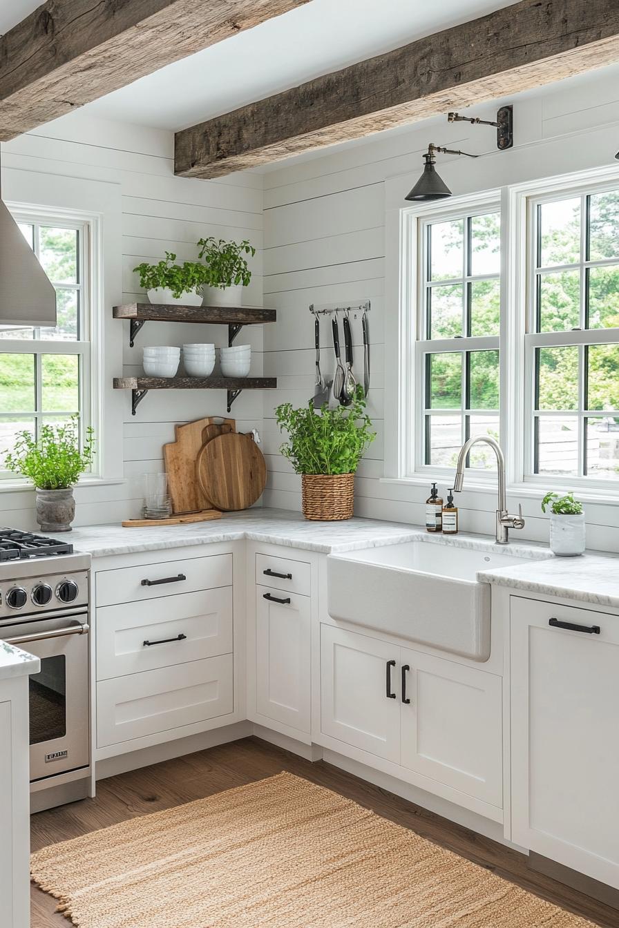 15. Space-Saving Corner Sinks in Kitchens-1