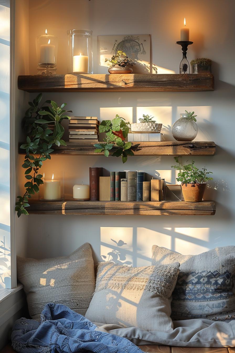 4. Space-Saving Floating Shelf Solutions-3