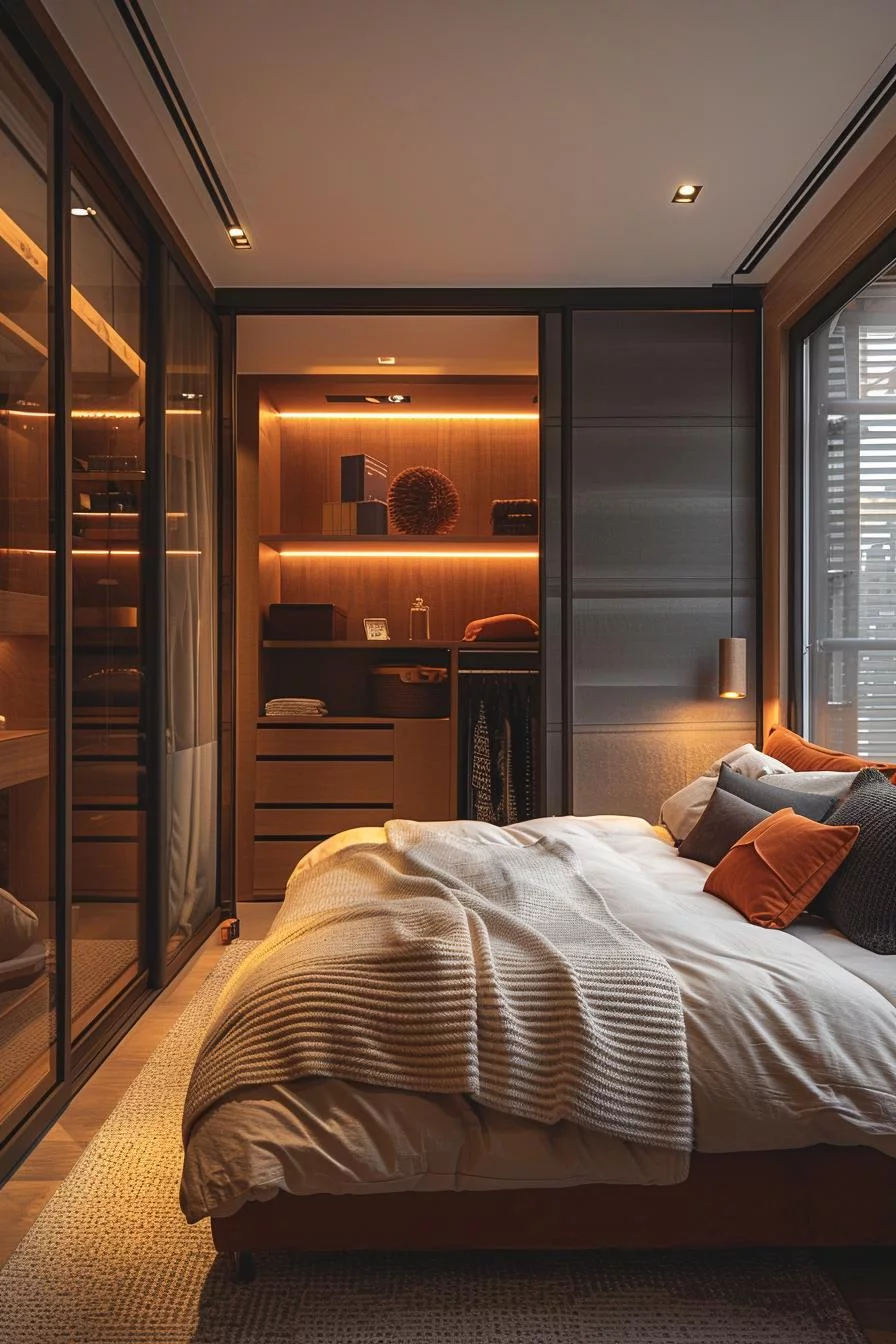 15 Clever Tiny Bedroom Ideas You Must See 27 11. Space-Saving Sliding Bedroom Doors-0