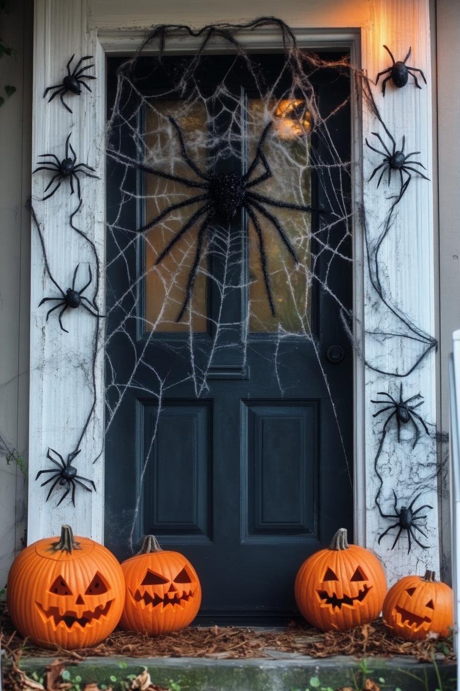 6. Spider Egg Hatching Door Decor-1