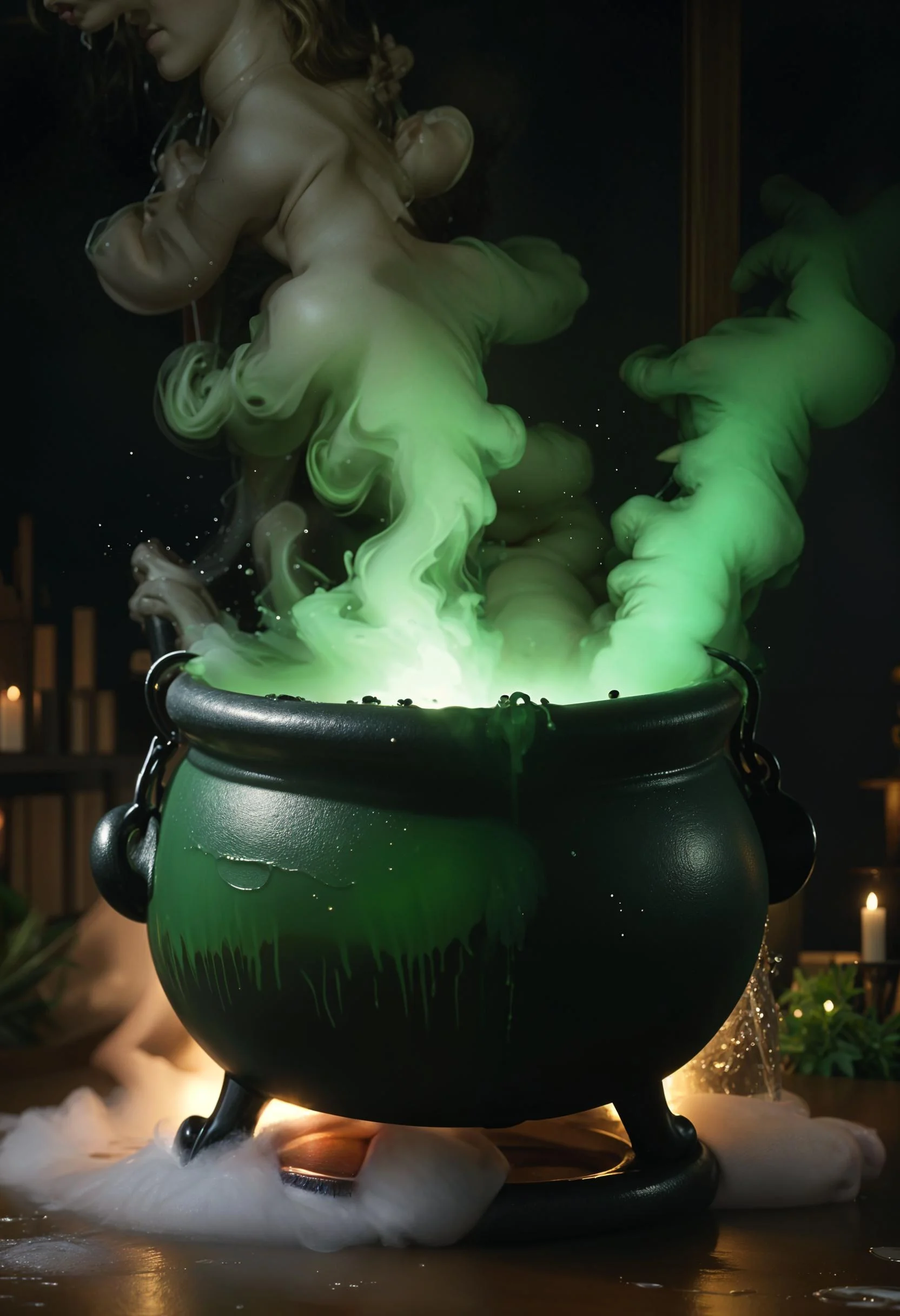 9. Spooky Cauldron with Dry Ice-1