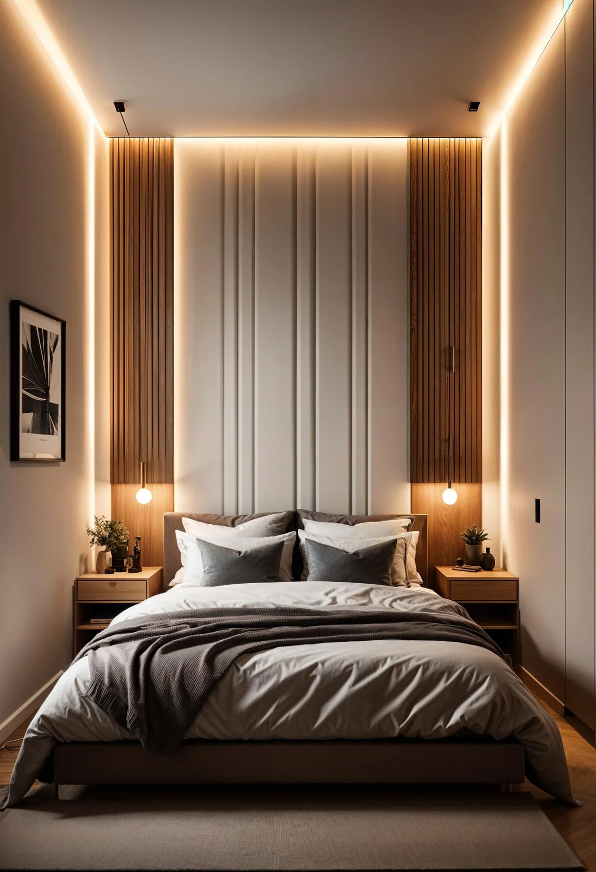 15 Clever Tiny Bedroom Ideas You Must See 8 3. Wall Lighting for Small Bedrooms-1