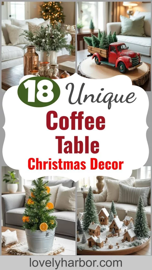 18 Unique Coffee Table Christmas Decor Ideas (EASY) 1 18 Unique Coffee Table Christmas Decor Ideas (Easy)