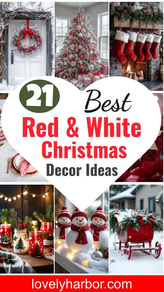 21 Best Red And White Christmas Decor Ideas 2024