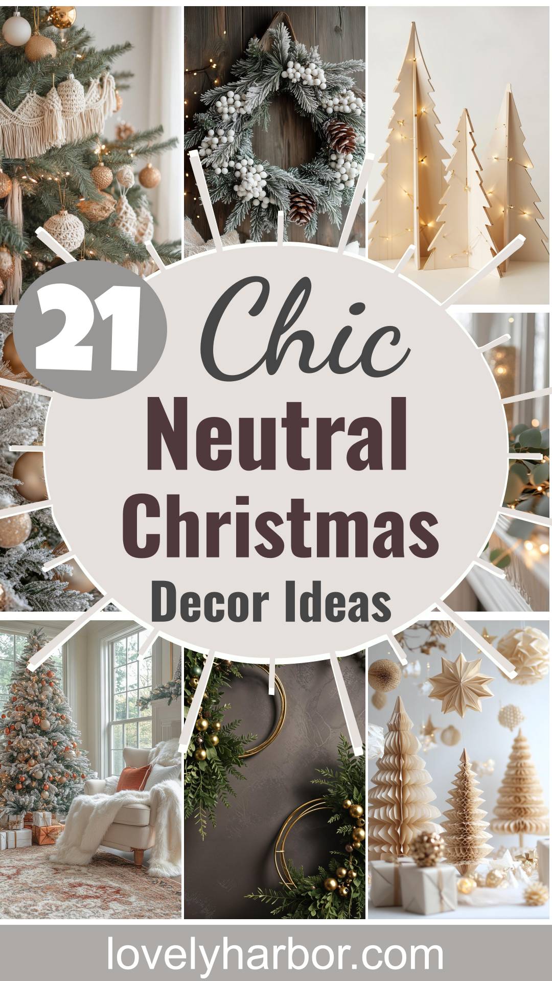 21 Chic Neutral Christmas Decor Ideas You’ll Love - Lovely Harbor