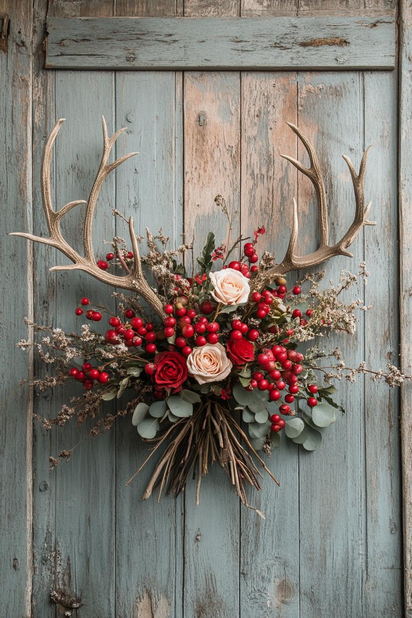 4. Antler-Inspired Festive Decor Ideas-2