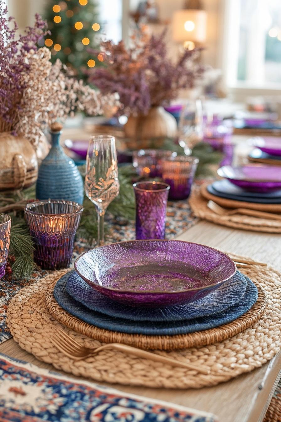 13. Boho Chic Holiday Table Styling-1