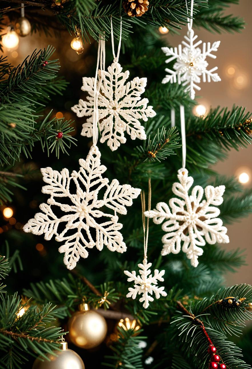 7. Boho Snowflake Ornaments-1