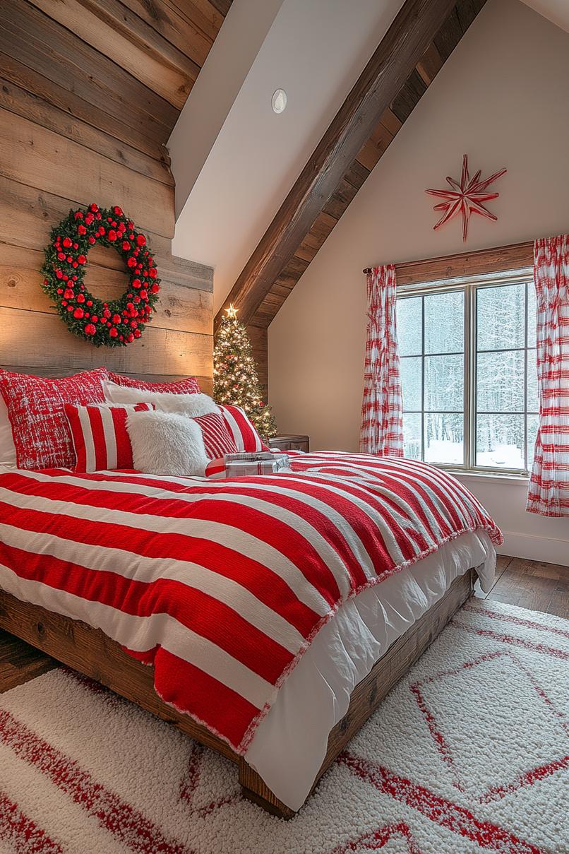 9. Candy Cane Bedding Inspiration-2