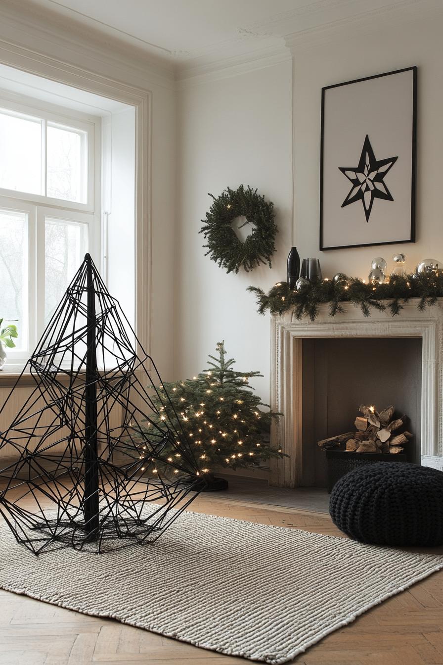 4. Chic Wire Christmas Ornaments-1